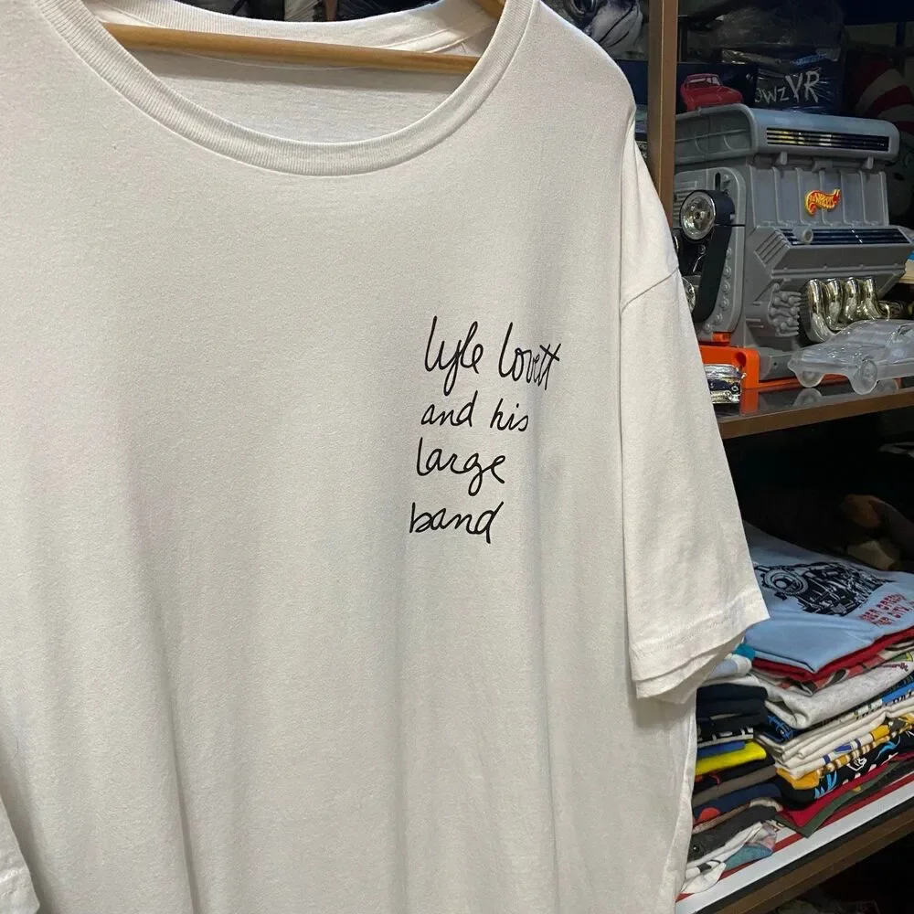 Lyle Lovett and His Large Band If I Had a Boat Country Graphic Tee Men's XL - Picture 4 of 6